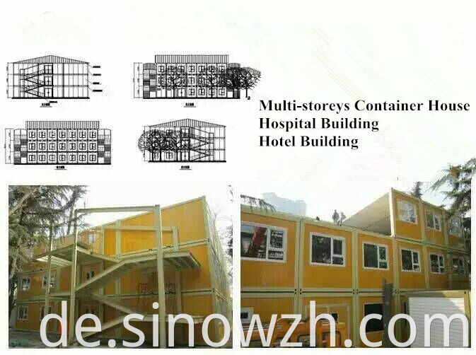 Container house Building hospital and hotel